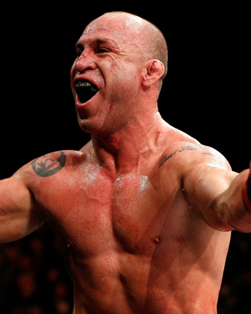 Wanderlei Silva celebrating after a fight